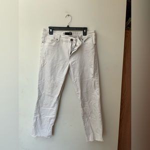 Kut From The Kloth White Denim Capri